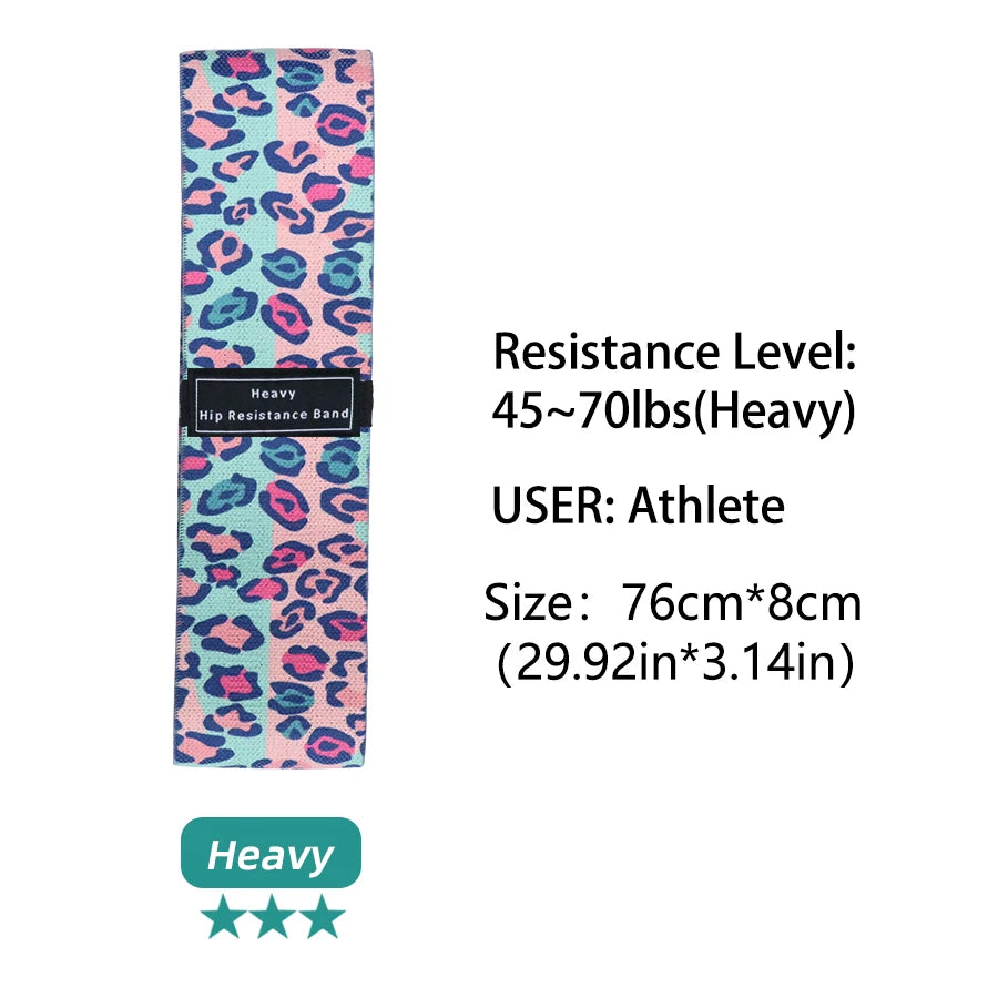 Elastic Glute Thigh Resistance Bands Fabric Booty Squat Circle Stretch Yoga Gym Equipment Hip Fitness Strips Loops Unisex