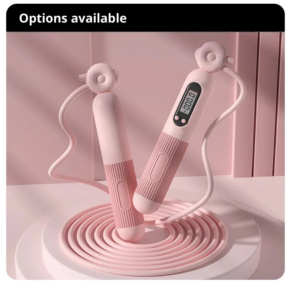 Adjustable Jump Rope with Calorie Counter Smart Fitness Exercise Skipping Rope for Weight Loss Unisex Jump Ropes