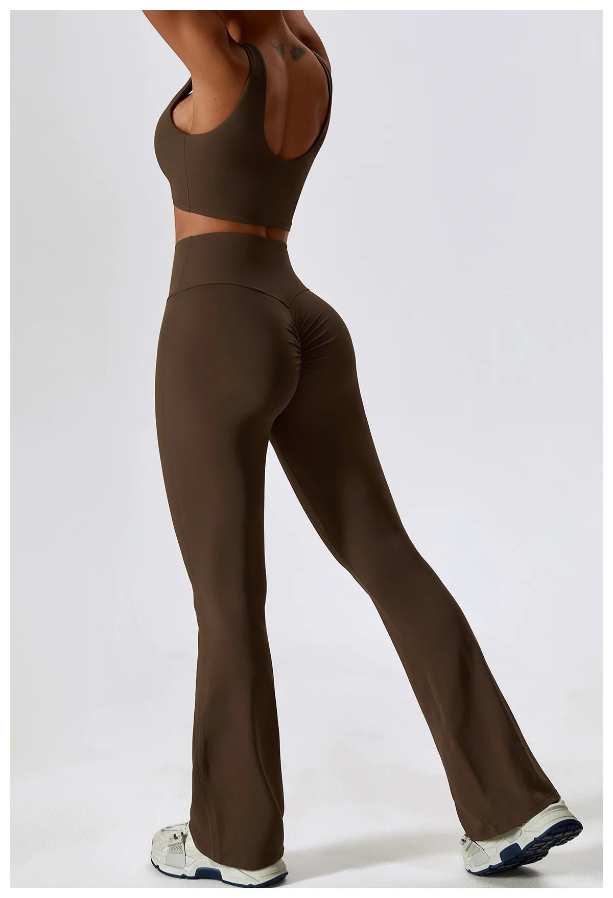 2PCS Women's Seamless Yoga Set Long Sleeve Athletic Legging & Crop Top Sportswear Workout Fitness Gym Sports Suit Winter Workout Clothes