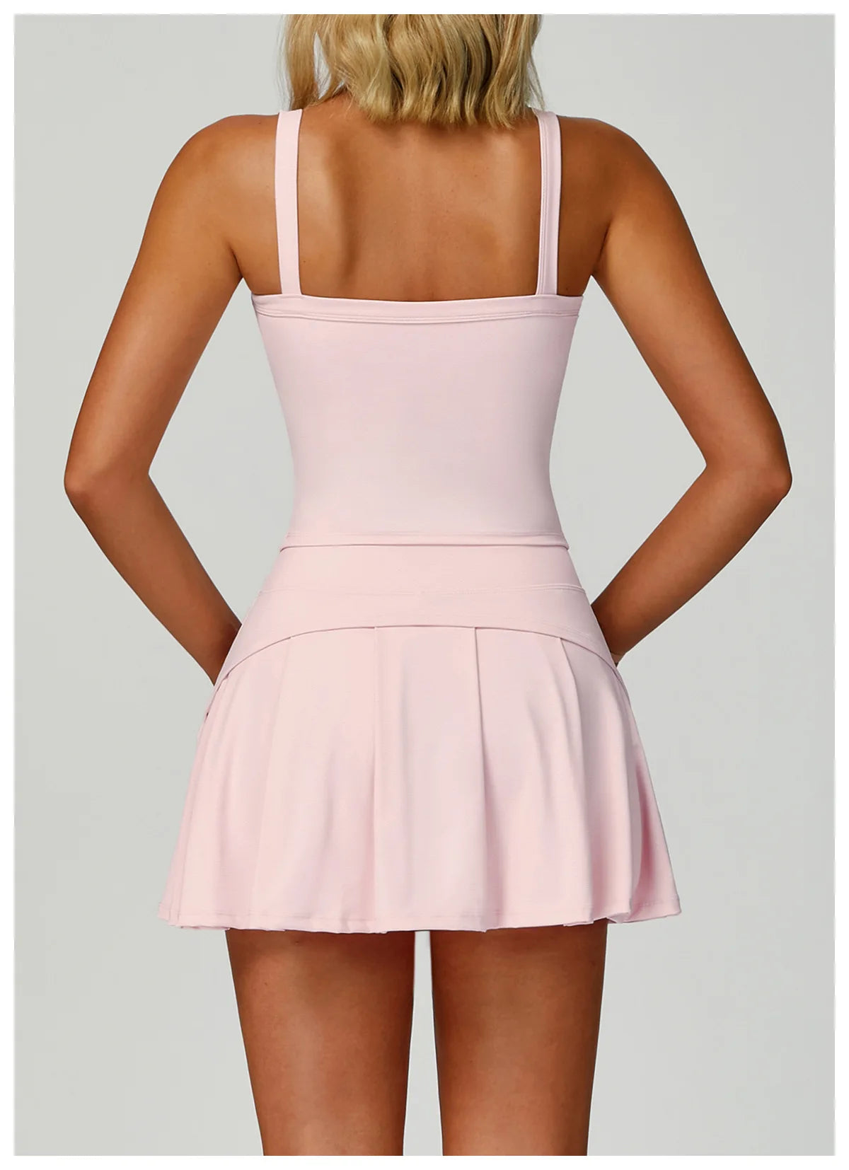 Women's Sexy Tracksuit Yoga Set 2 Pieces High Waist Sport Bra Sleeveless Skirt Gym Fitness Workout Suit Breathable Anti-Wrinkle