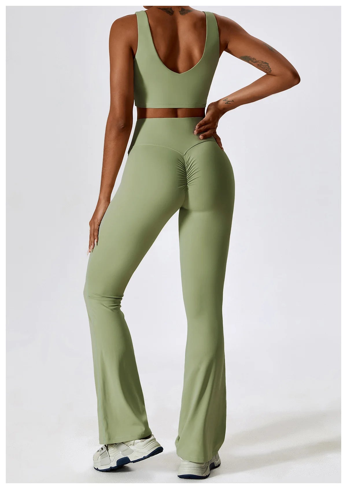 2PCS Women's Seamless Yoga Set Long Sleeve Athletic Legging & Crop Top Sportswear Workout Fitness Gym Sports Suit Winter Workout Clothes