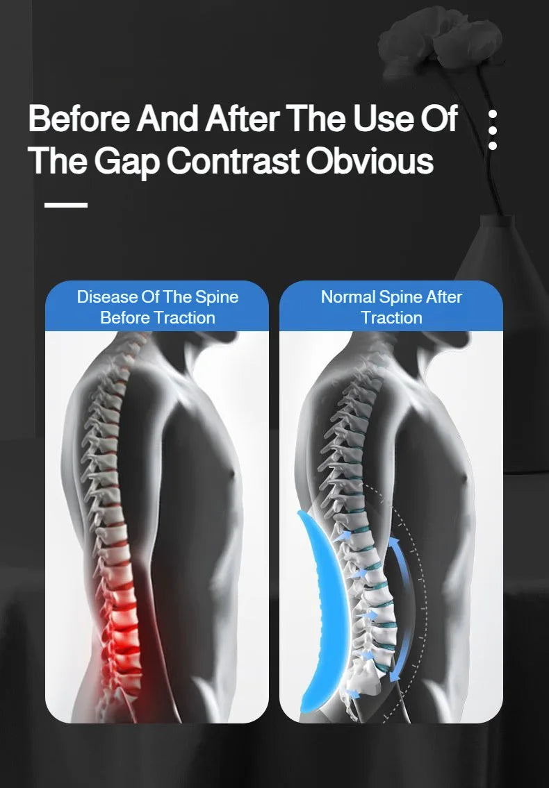 Lumbar Suspension Belt Household Spinal Stretch Horizontal Bar Traction Belt Soothing Waist Support for Back Pain Relief