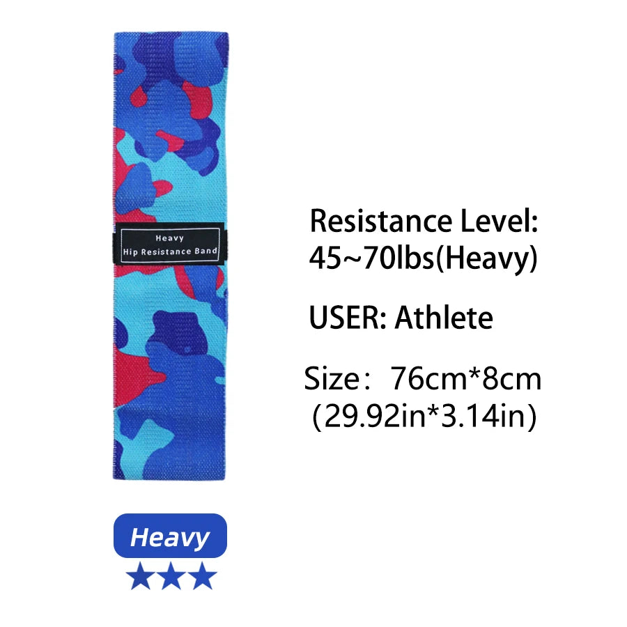 Elastic Glute Thigh Resistance Bands Fabric Booty Squat Circle Stretch Yoga Gym Equipment Hip Fitness Strips Loops Unisex