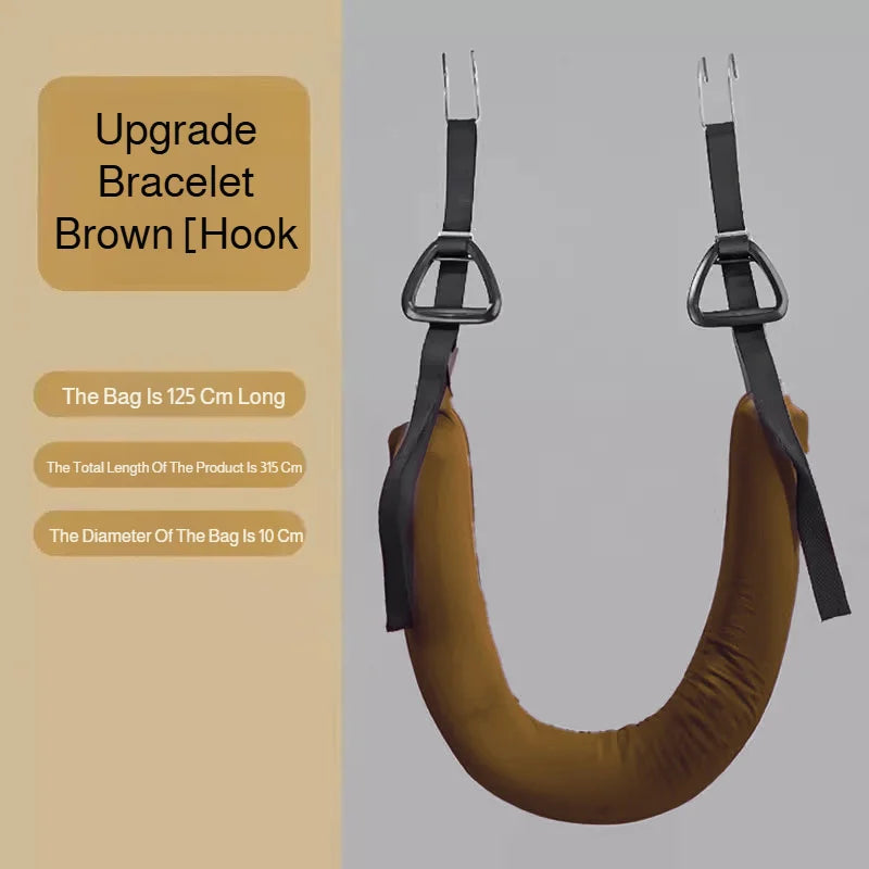 Lumbar Suspension Belt Household Spinal Stretch Horizontal Bar Traction Belt Soothing Waist Support for Back Pain Relief