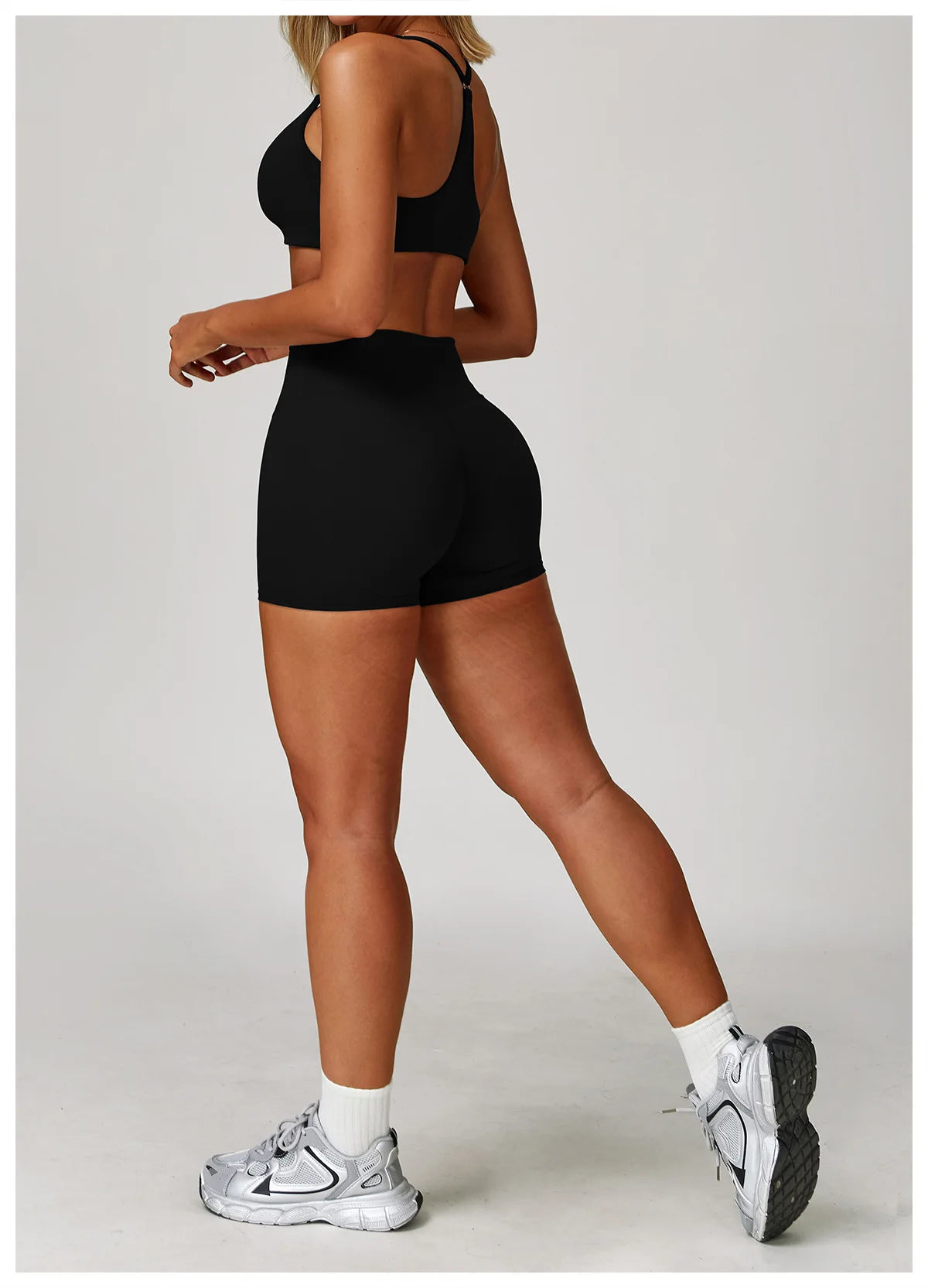 Women's Yoga Sports Set 2/3PCS Gym Workout Tracksuit Long Sleeve Sports Bra Athletic Wear Running Fitness Clothing