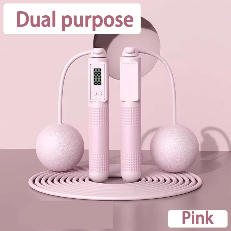 Adjustable Jump Rope with Calorie Counter Smart Fitness Exercise Skipping Rope for Weight Loss Unisex Jump Ropes