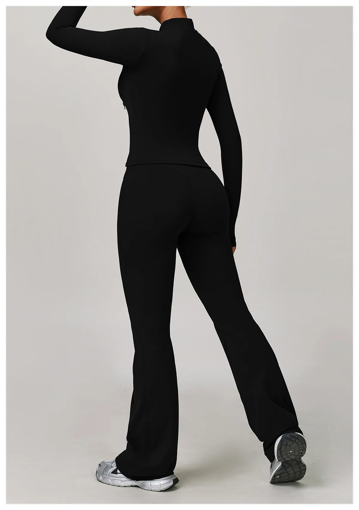 Women's Yoga Sports Set 2/3PCS Gym Workout Tracksuit Long Sleeve Sports Bra Athletic Wear Running Fitness Clothing