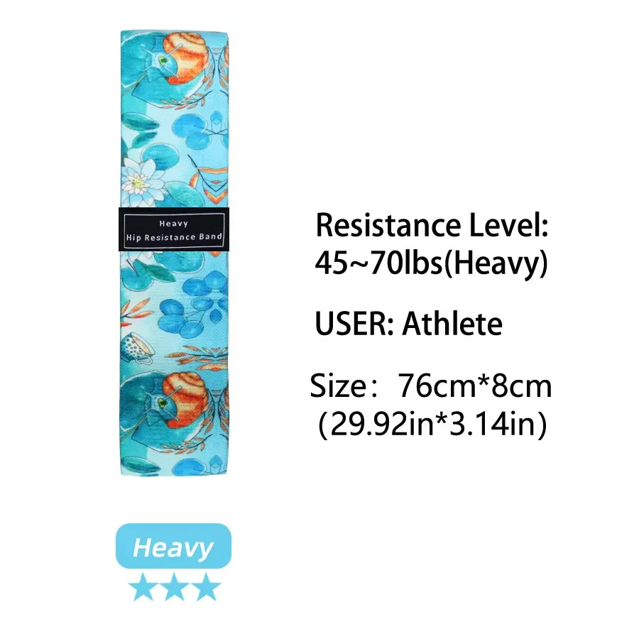 Elastic Glute Thigh Resistance Bands Fabric Booty Squat Circle Stretch Yoga Gym Equipment Hip Fitness Strips Loops Unisex